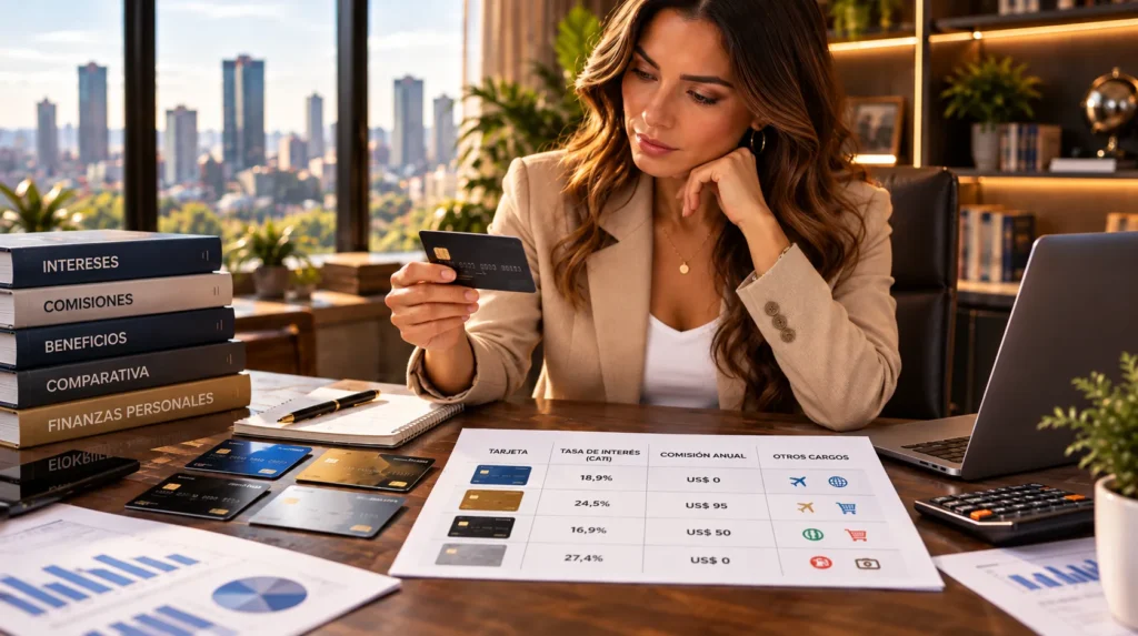 Cómo comparar intereses y comisiones de tarjetas de crédito